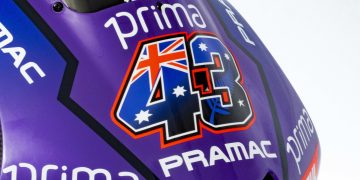 The #43 Pramac Yamaha YRZ-M1.