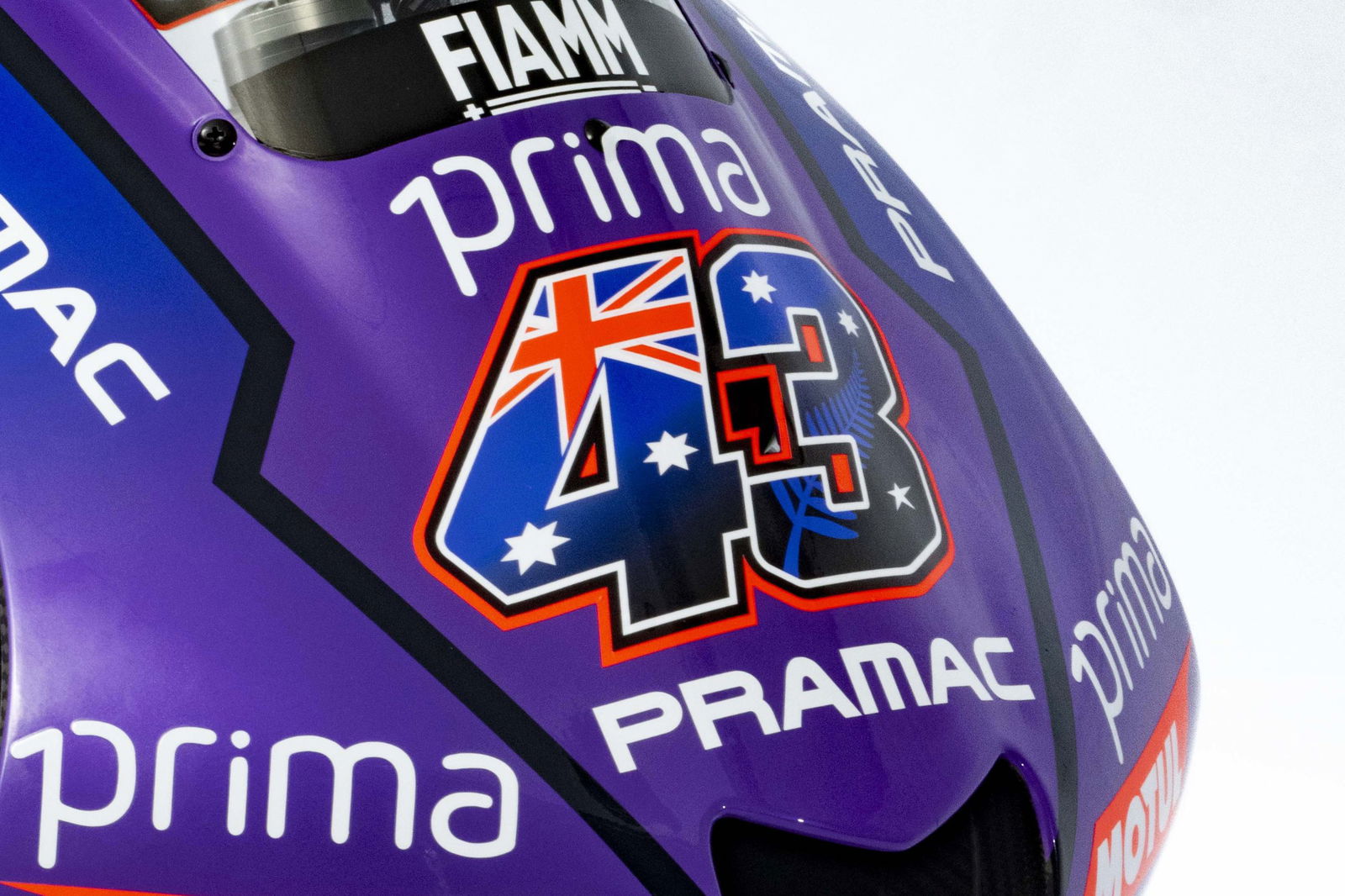 The #43 Pramac Yamaha YRZ-M1.