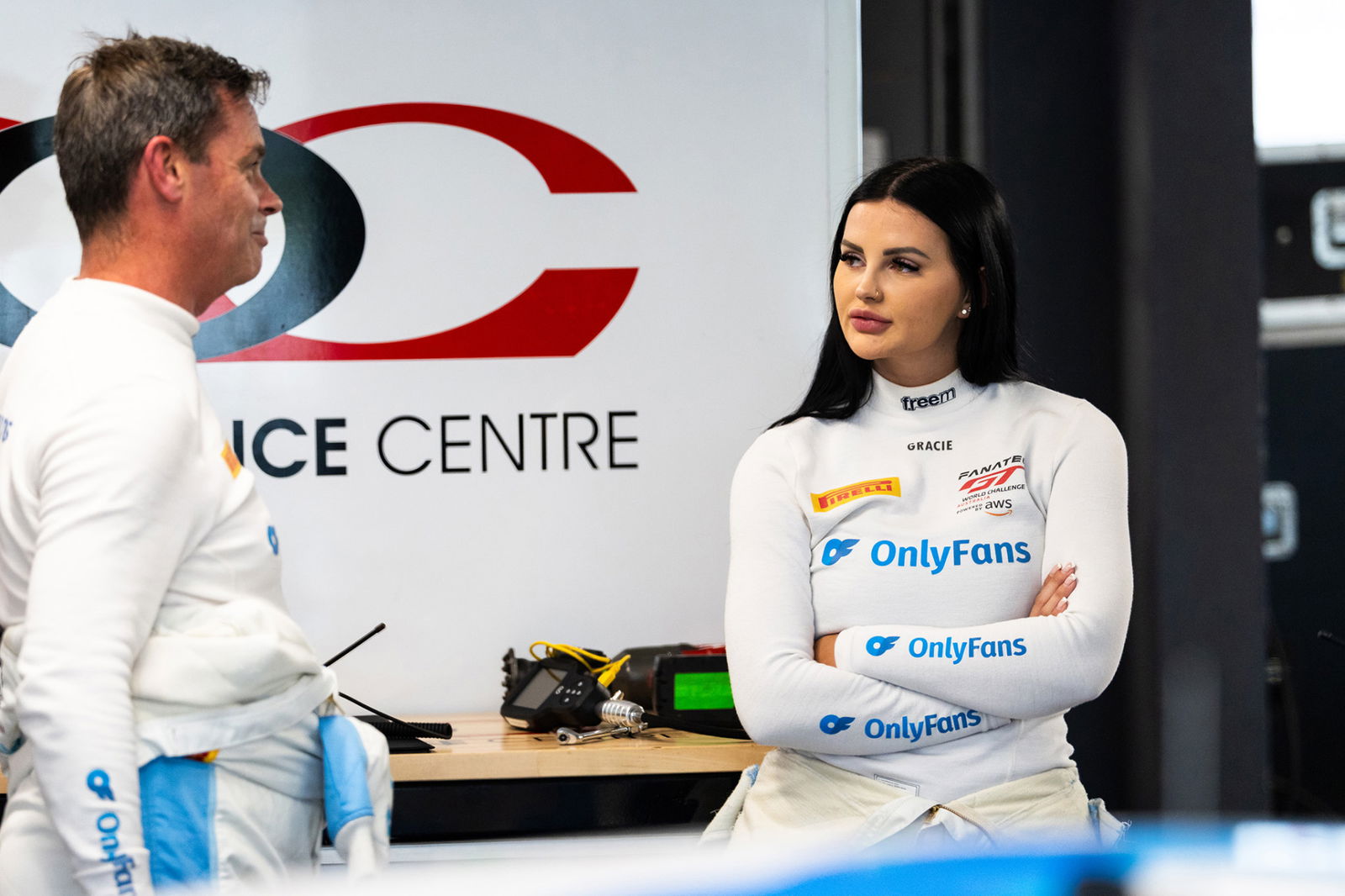 Renee Gracie (right) with Paul Stokell. 