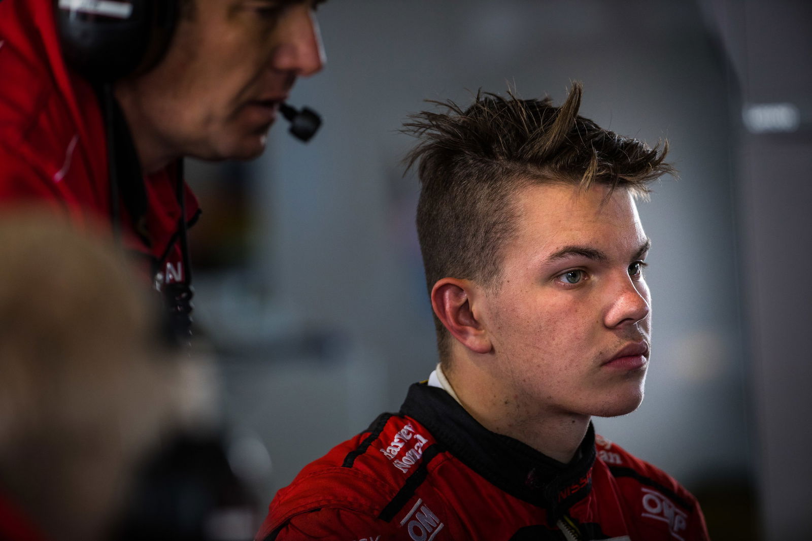 Alex Rullo (pictured in 2018) raced for Nissan in Supercars.