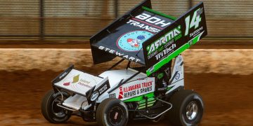 Michael Stewart's Sprintcar. Image: Bohud Racing
