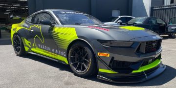 The Wallice Motorsport Ford Mustang GT4.