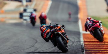 Brad Binder rides for KTM.
