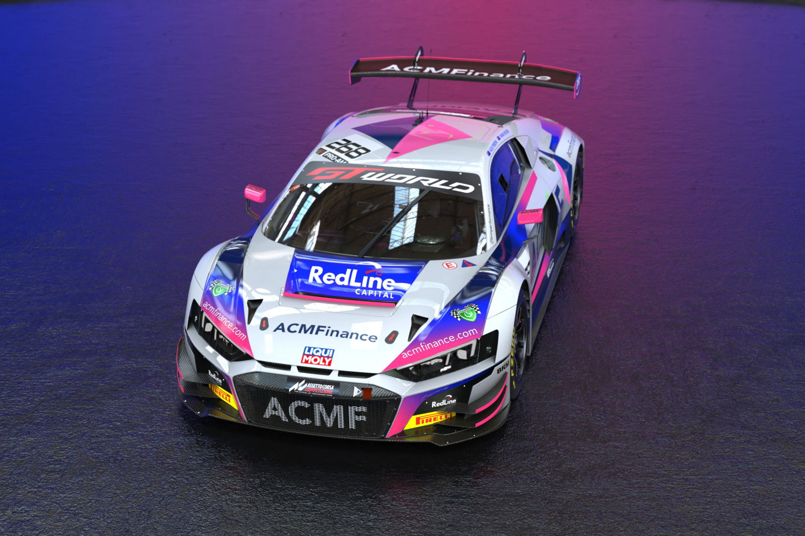 The Alex Peroni/Mark Rosser Audi R8 LMS GT3 EVO II they will race in GT World Challenge Australia in 2025.