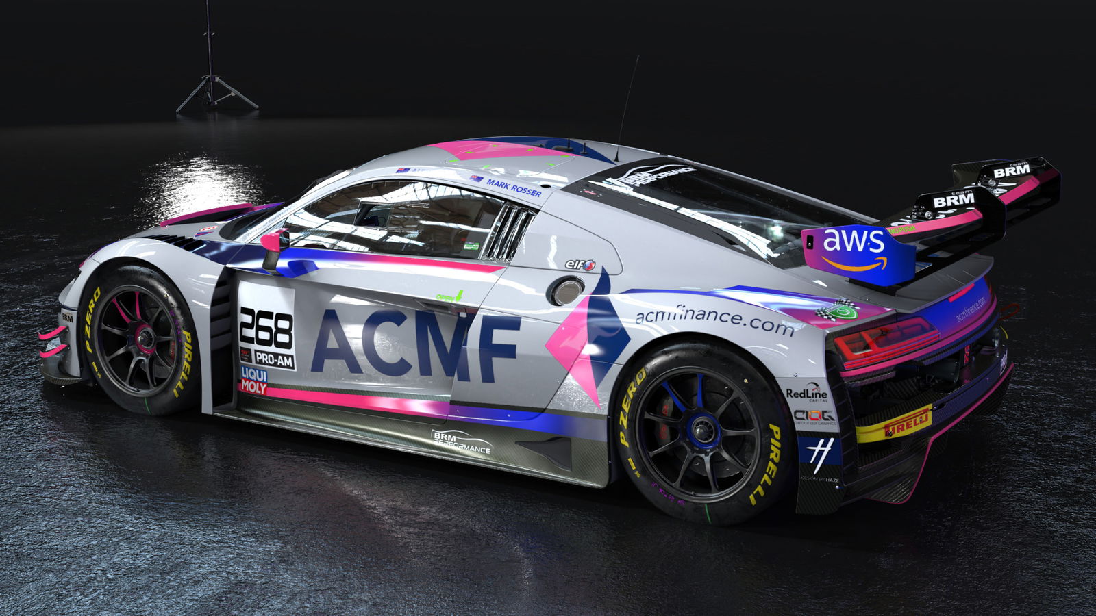 The Alex Peroni/Mark Rosser Audi R8 LMS GT3 EVO II they will race in GT World Challenge Australia in 2025.