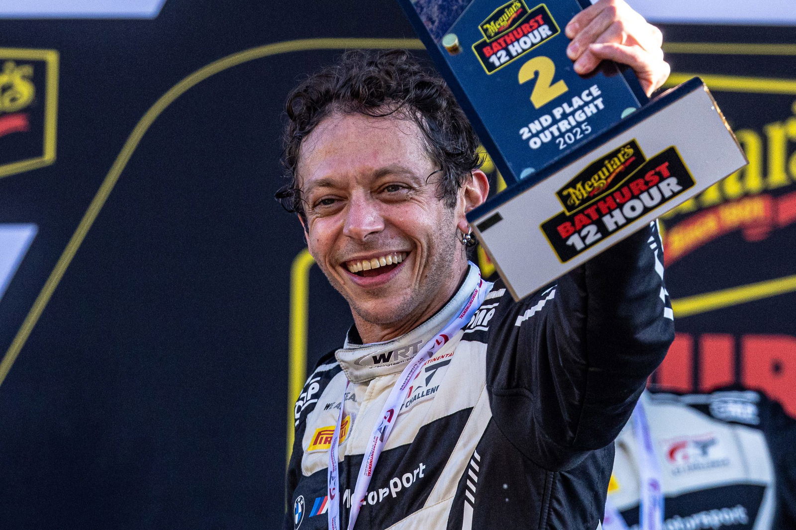 Valentino Rossi finished second in the 2025 Bathurst 12 Hour. Image: InSyde Media