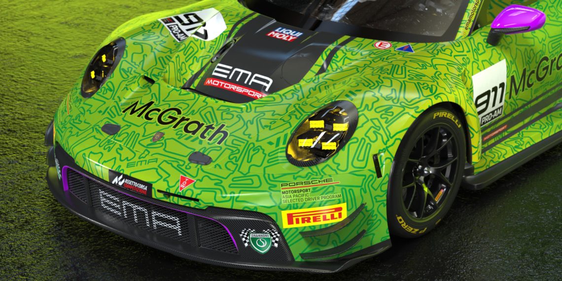 The #911 Porsche 911 GT3 R that Dorian Boccolacci and Shane Smollen will share in GT World Challenge Australia.