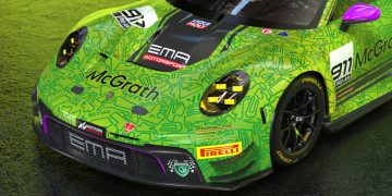 The #911 Porsche 911 GT3 R that Dorian Boccolacci and Shane Smollen will share in GT World Challenge Australia.