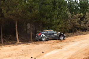 The White Wolf Racing Ford Fiesta R5.