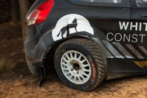 The White Wolf Racing Ford Fiesta R5.