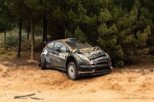 The White Wolf Racing Ford Fiesta R5.