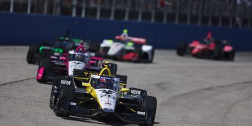 Colton Herta is in the driver’s seat when it comes to landing an F1 drive with Cadillac next season. Image: Penske Entertainment / Chris Owens
