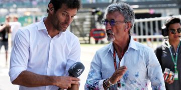 Eddie Jordan with Mark Webber. Image: XPB Images.