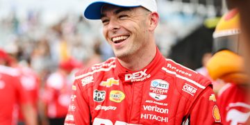 Scott McLaughlin won pole position for the Grand Prix of St Petersburg.