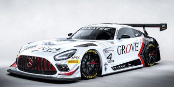 The new-look for the Grove Racing Mercedes-AMG GT3. Image: Supplied