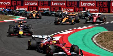 Lewis Hamilton has stormed to his first Ferrari victory in the Chinese GP Sprint. Image: XPB Images.