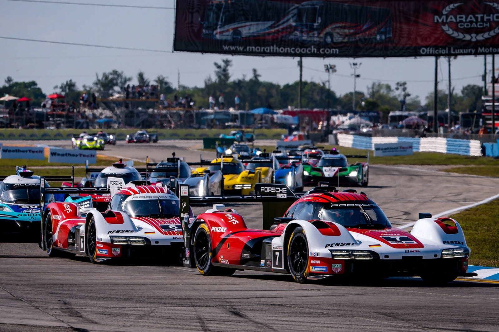 Porsche claimed a one-two in the 2025 12 Hours of Sebring.