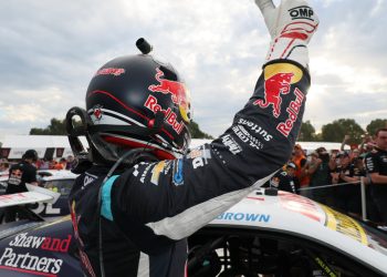 Triple Eight now leads the Supercars teams' standings. Image: Supercars