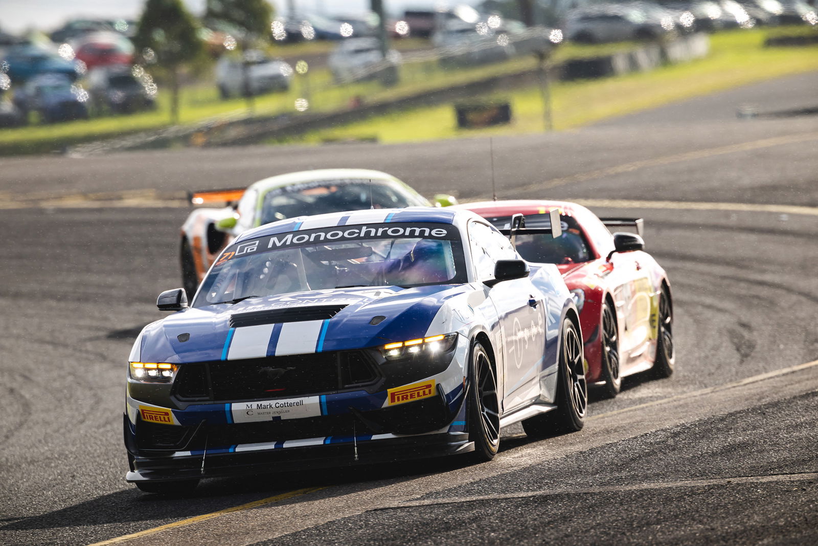 The Gomersall Motorsport Ford Mustang at Sydney Motorsport Park.