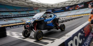 Sebastian Vettel during Sydney ROC practice on Thursday. Image: Supplied