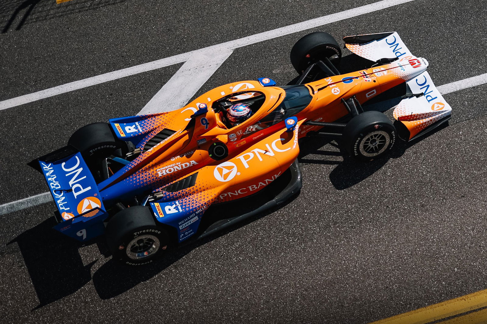Scott Dixon during the Grand Prix of St Petersburg. Image: Joe Skibinski