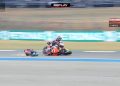 Australia's Senna Agius clashed with Celstino Vietti in the Moto2 race at the Thailand Motorcycle Grand Prix.