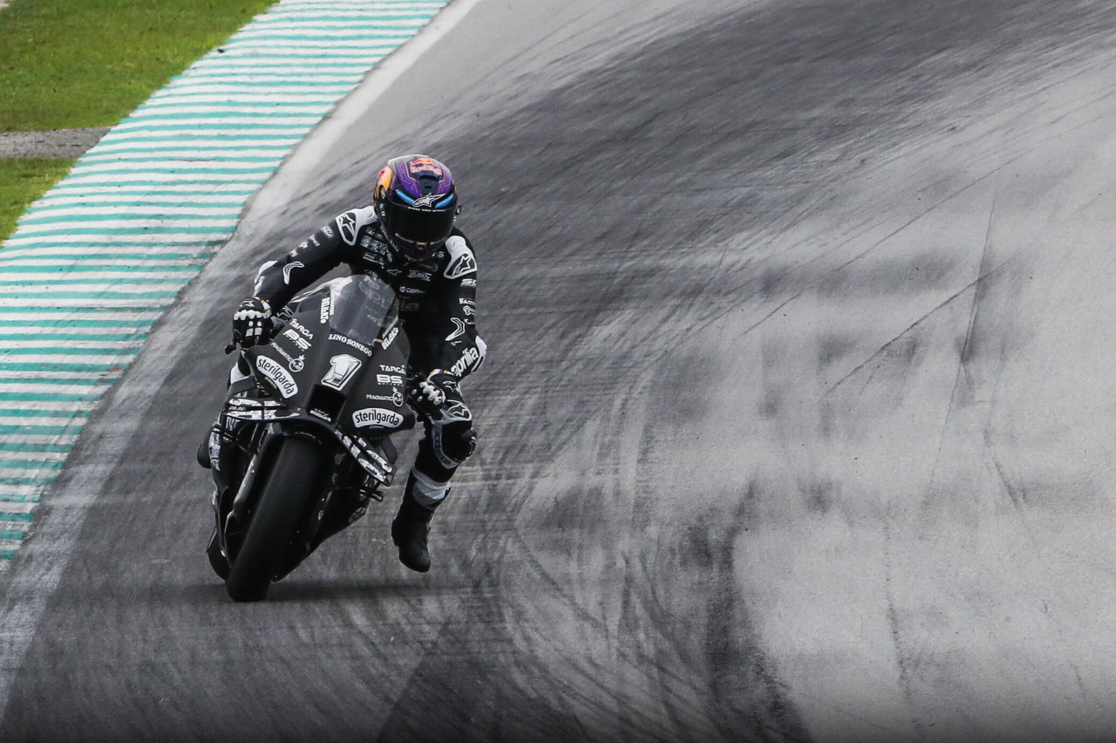 Jorge Martin during the pre-season MotoGP test at Sepang International Circuit.