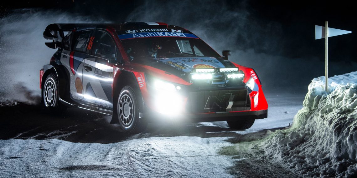 Adrien Fourmaux during Rally Sweden.