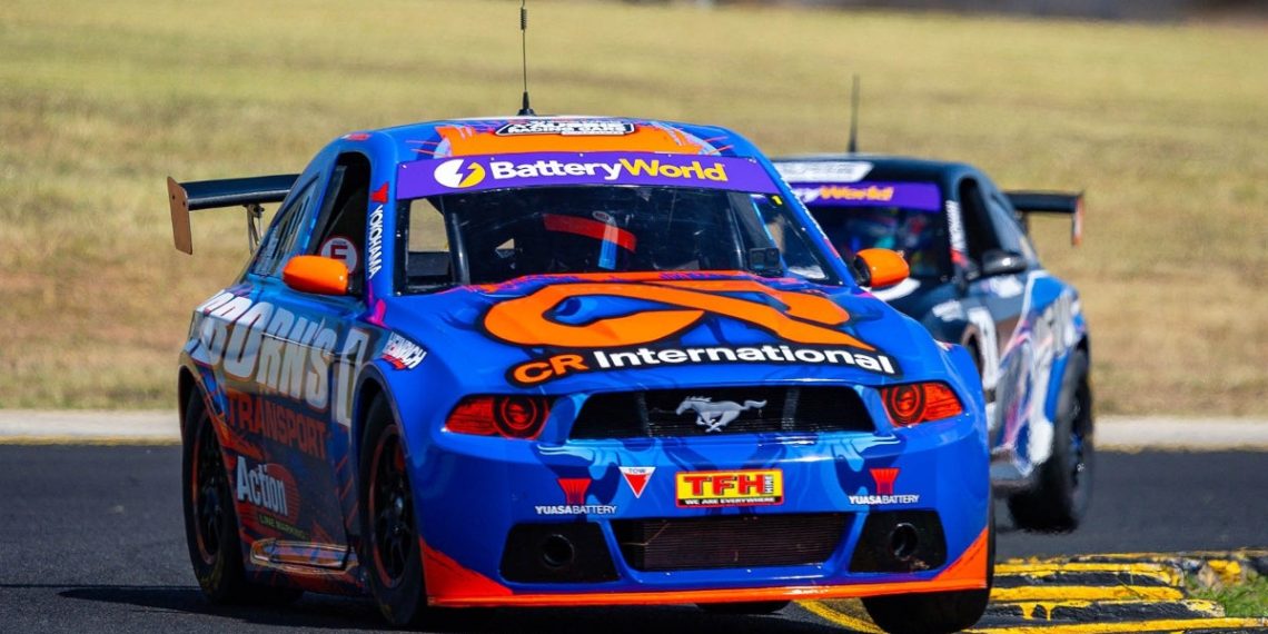 Joel Heinrich was first ahead of Kody Garland in both races. Image: Aussie Racing Cars