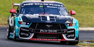 Chaz Mostert at the 2025 Sydney 500 at Sydney Motorsport Park.
