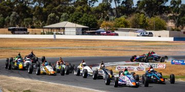 Kodi Williams made the best of both rolling starts to lead Joe Fawcett. Image: Matt Christie