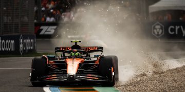 Lando Norris stormed to a spectacular victory at Albert Park. Image: XPB Images
